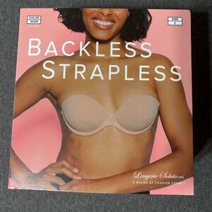 Nude Backless Strapless Sticky Bra